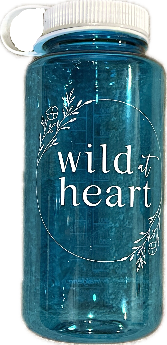 Floral Wild at Heart 32 Oz. Wide Mouth Nalgene Sustain Bottle
